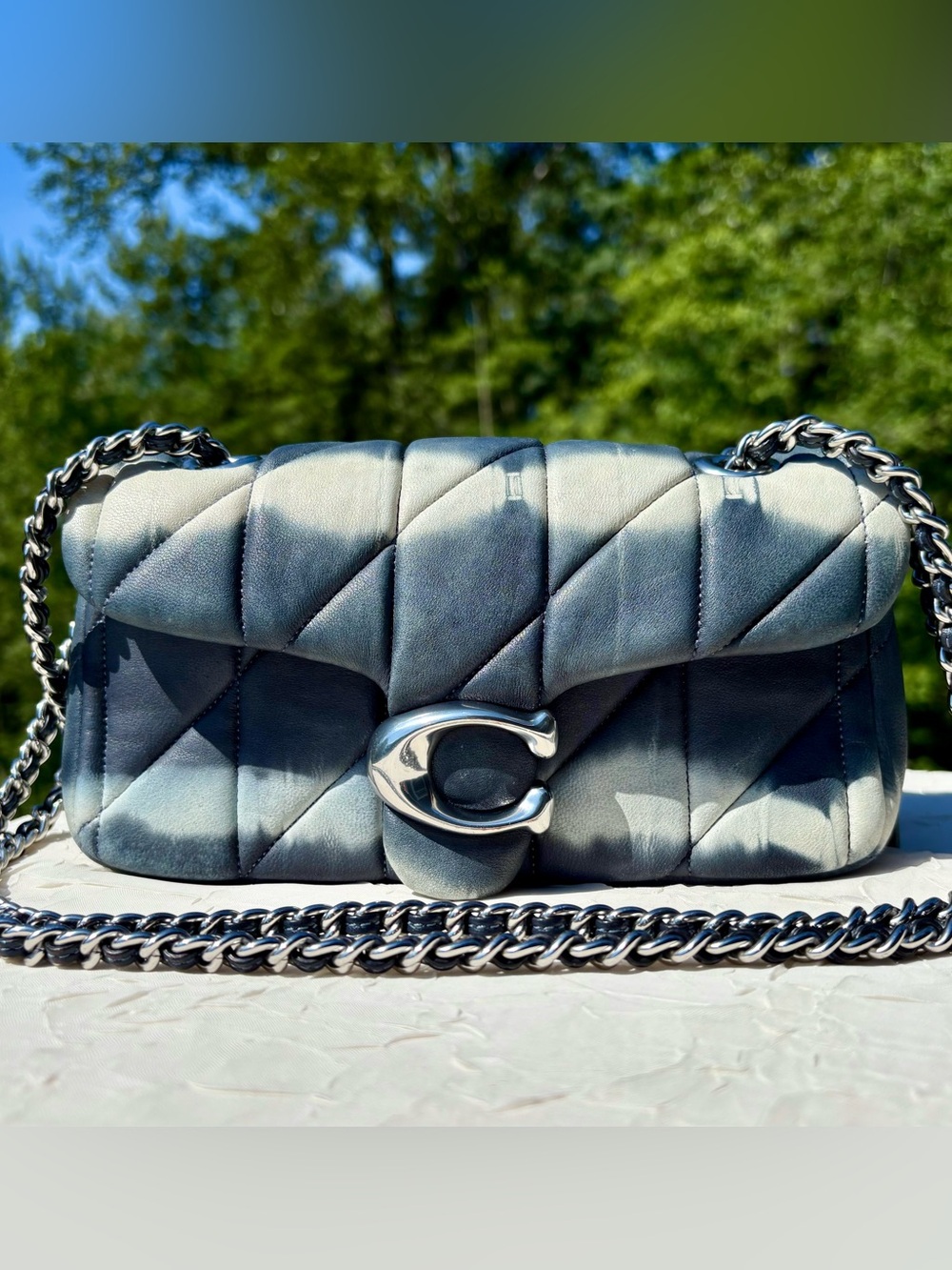 COACH COACH Tabby Shoulder Bag 20 With Quilting And Tie-Dye CU080